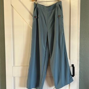 Palazzo pants blue size large